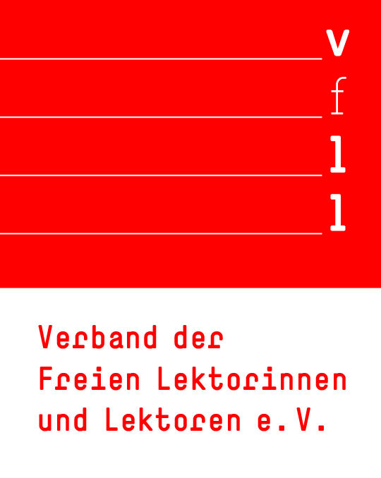 Logo des Verbandes der freien Lektorinnen und Lektoren